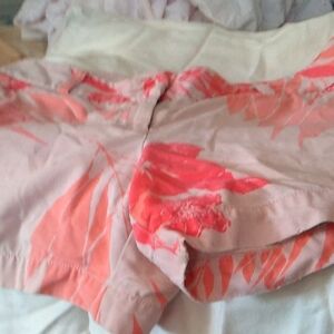 J. Crew Vintage Coral  Patterned Shorts